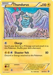 Thundurus - 50/113 - Rare - Non Holo Deck Exclusive